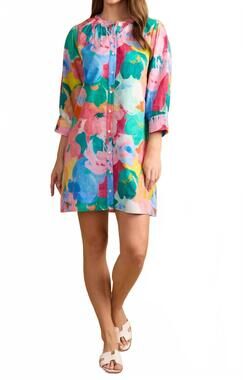 NEW DOUBLE A paloma mini dress in bougainville